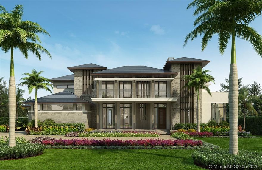Bespoke, new, contemporary masterpiece via collaboration by renowned developers, US Construction & NRIA w/ world class architect, Randall Stofft, to unveil the finest home design & features. Unmatched setting of 126’ of ocean frontage & yet walkable to Atlantic Ave. Sunrise/sunsets via expansive ocean views w/ floor-to-ceiling windows, 4 terraces & loggia overlooking your sparkling 660sf pool & spa. Private oasis of 10,250 TSF in this 5BR/8Bath home w/ guest house & 3-car garage. Entertainer’s delight from chef’s kitchen w/ European cabinets, quartzite countertops & top-of-the-line appliance package to the entertainment wing w/wine room, media & club room. Architectural accoutrements abound…specialty millwork, designer fireplace w/feature wall & soaring 2 story foyer entry & living room.