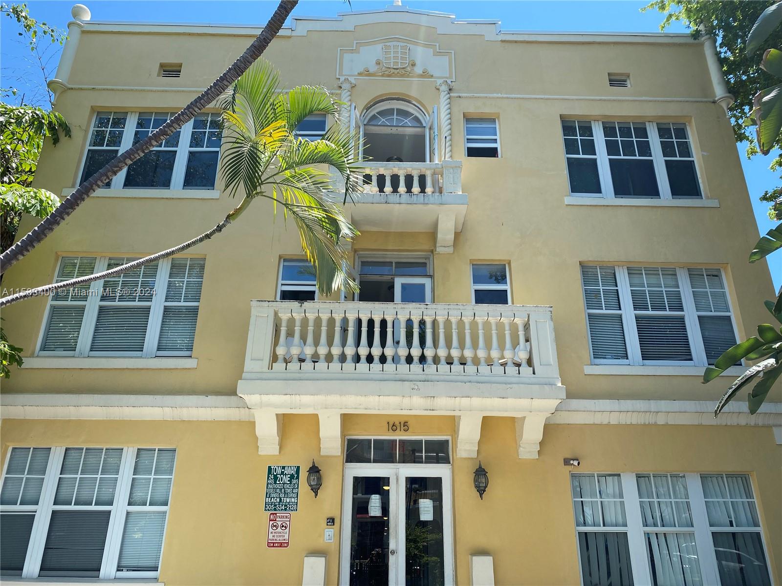 Rental Property at 1615 Pennsylvania Ave 9, Miami Beach, Miami-Dade County, Florida - Bathrooms: 1  - $1,550 MO.