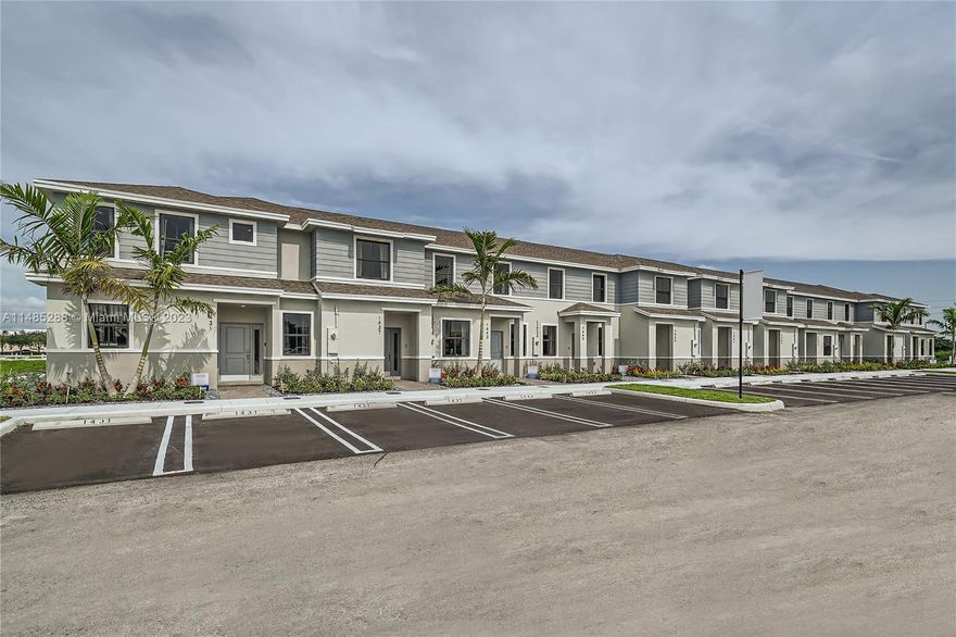 Gorgeous new construction townhome.  Featuring 3bedrooms and 2.5 bathrooms with walk in closet. Includes a fenced backyard, stainless steel appliances, laundry room and amenities throughout the community.  Centrally located near highways, commercial centers, schools and entertainment. BRAND NEW HOME! CALL FOR A TOUR AND MOVE IN SPECIALS - Restrictions may apply* Pictures, photographs, features, colors and sizes are approximate for illustrations purposes only and will vary from the homes as built. These are not of the actual home but are similar to the home being built.