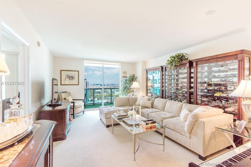 Your chance to live in an immaculately maintained unit with beautiful city views in the most desirable waterfront 1800 Club! Enjoy European kitchen, granite counters, stainless steel appliances and an oversized balcony! Brand new A/C unit and brand new carpet. Incredible 5 star amenities include 24 hour concierge, assigned secure garage parking, full gym, heated pool and more. Across from Margaret Pace Park, walk to cafes/restaurants, the Arsht Center, Museums, AA Arena and Publix. Trolley & metro mover access + easy drive to downtown, Brickell, Beaches, Midtown, Design District and 95. Tenant is month to month but has been in the unit for years and is willing to stay.