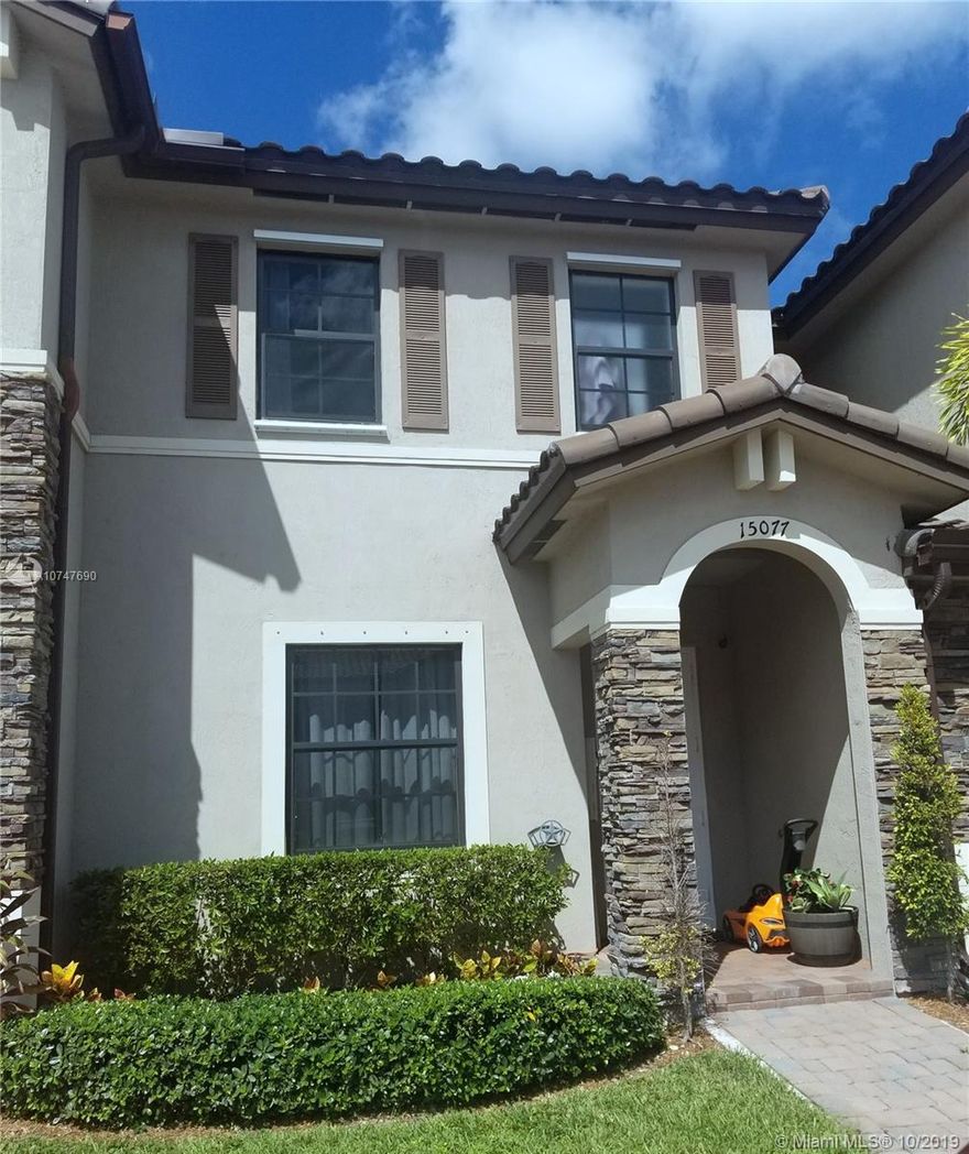 FANTASTIC SPACIOUS 2 BEDROOMS AN 2 1/2 BATH, BEAUTIFUL TOWNHOUSE AT HIGH-DEMAND GARDEN ESTATES AT THE HAMMOCKS, RECENTLY BUILT IN 2015, LARGE OPEN KITCHEN, STAINLESS STEEL APPLIANCES, RIGHT NEXT TO THE COMMUNITY CLUBHOUSE, SWING POOL, ETC... CLOSE TO COSTCO, ALDI, RESTAURANTS, SHOPS AND MAIN HIGHWAYS. THIS HOME IS COMPLEMENTED BY THE AMAZING CLUB HOUSE THAT OFFERS ALL AMENITIES, BUYERS WILL LOVE IT, THIS ONE WON'T LAST.