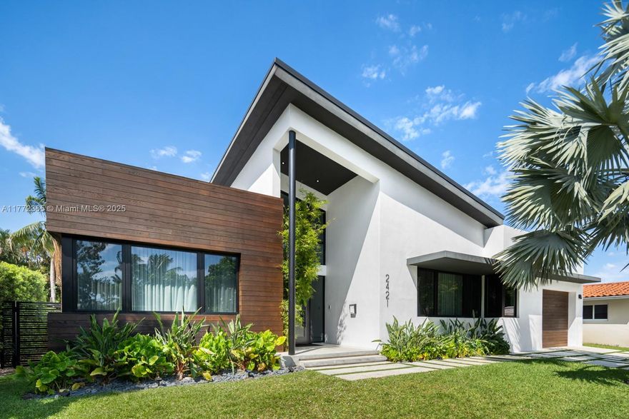 MOTIVATED SELLER!Luxury defines this modern masterpiece by SDH Studio. This brand-new home boasts 5 spacious bedrooms, a walk-in master closet, custom cabinetry, 3 elegant bathrooms, 3,200+ square feet of meticulously crafted living space. Every detail has been thoughtfully considered, with high-end finishes/materials imported directly from Europe. The show stopping chef's kitchen, features top-of-the-line Dacor gas stove, Sub-Zero fridge/freezer, Wolf oven, Bosch appliances, and a sleek breakfast bar. Natural light pours through the floor-to-ceiling impact windows, highlighting the soaring vaulted ceilings, recessed lighting, and seamless stone floors throughout ideal for effortless indoor-outdoor entertaining. With a new aluminum roof, electrical, & plumbing, no expense spared in design.