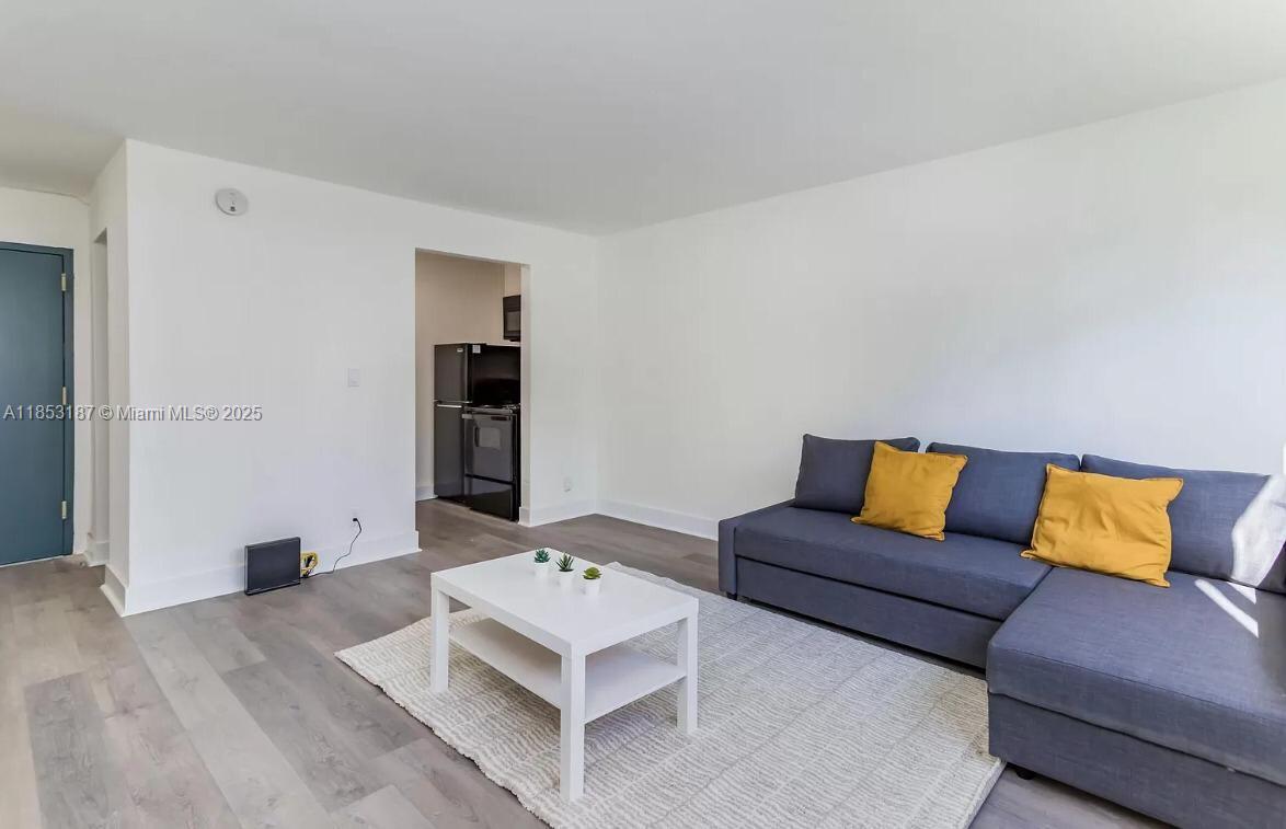 6 MONTH LEASE - Remodeled apartment in the heart of Brickell. Located on the second floor, this one-bedroom is within walking distance from the best Bars, Restaurants, Shopping & More. The unit features stainless Steel appliances, vinyl flooring, a modern kitchen & bathroom, Windows AC, and impact windows. The boutique building features charming landscaping, one assigned parking, and secure gated premises. Rent includes water and garbage. Move quickly with the Rapid Approval process. First Month + 2 Security Deposit for move-in!