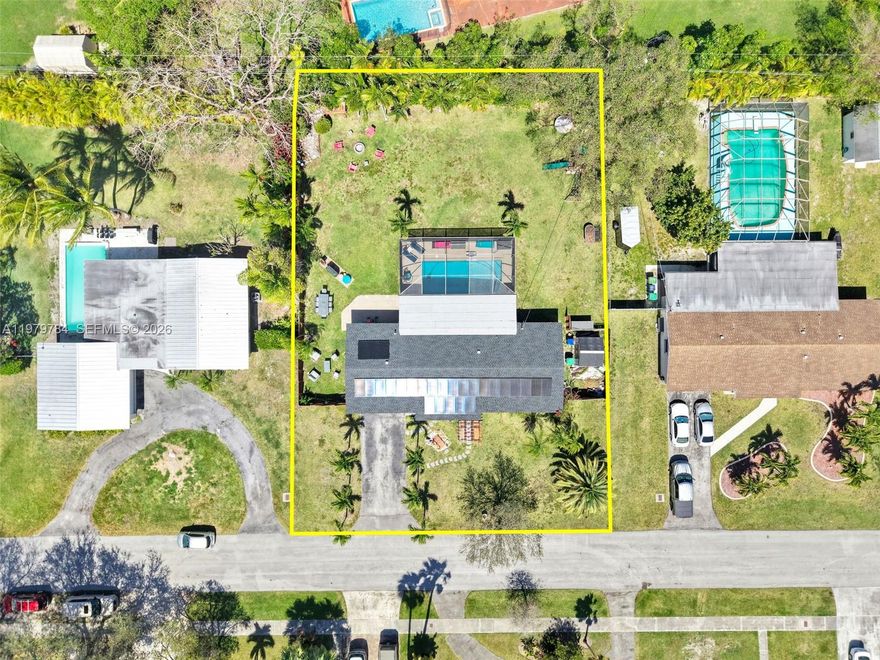 Beautiful 3-bedroom, 2-bathroom pool home with a very large two-car garage, featuring a brand new 2025 roof, full impact windows and doors throughout, and solar panels for a zero electric bill and energy efficiency, located in the heart of Cutler Bay on an expansive 15,050 sq ft lot with a large backyard and private pool perfect for entertaining and outdoor living. This one-story residence offers comfortable living spaces and plenty of room to enjoy the South Florida lifestyle. Ideally located near Whispering Pines Elementary and Cutler Bay Middle School, and within a one-mile proximity to Palmer Trinity School, an independent college preparatory school, as well as nearby parks like Whispering Pines Park and Lakes by the Bay Park. Just minutes from Publix, Target, restaurants, and major highways including US-1 and the Florida Turnpike, providing easy access throughout Miami. A great opportunity to own in one of Cutler Bay’s most desirable neighborhoods.