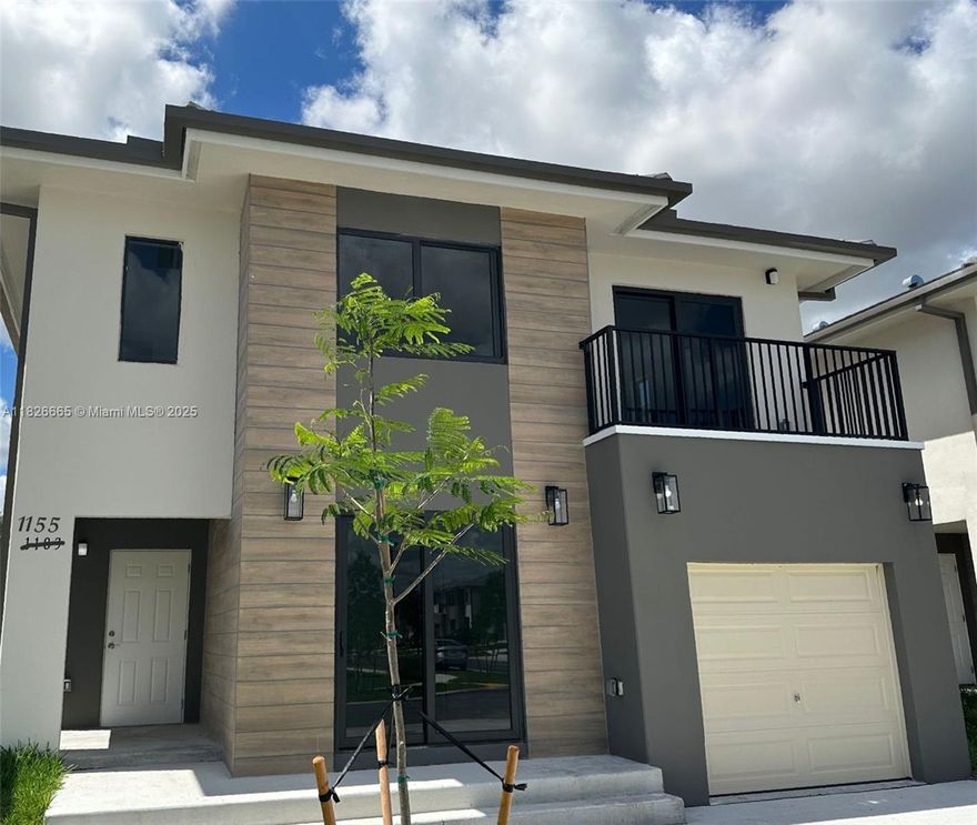 BEAUTIFUL CONSTRUCTION, 2 story home, 5 beds 4.5 baths, garage. Located in a great residential community in Florida City. Beautiful open kitchen with s/s appliance, stone counter top, double sink. Front load full side washer & dryer. Title flooring throughout the house, impact windows. This house offers a full bedroom with closet & bathroom downstairs . Master room with walking closet and double sink in bathroom. Excellent finishes throughout the house. YOU HAVE TO SEE IT!!!!! ONLY 1st MONTH RENTAL AND 1 MONTH SECURITY DEPOSIT!!