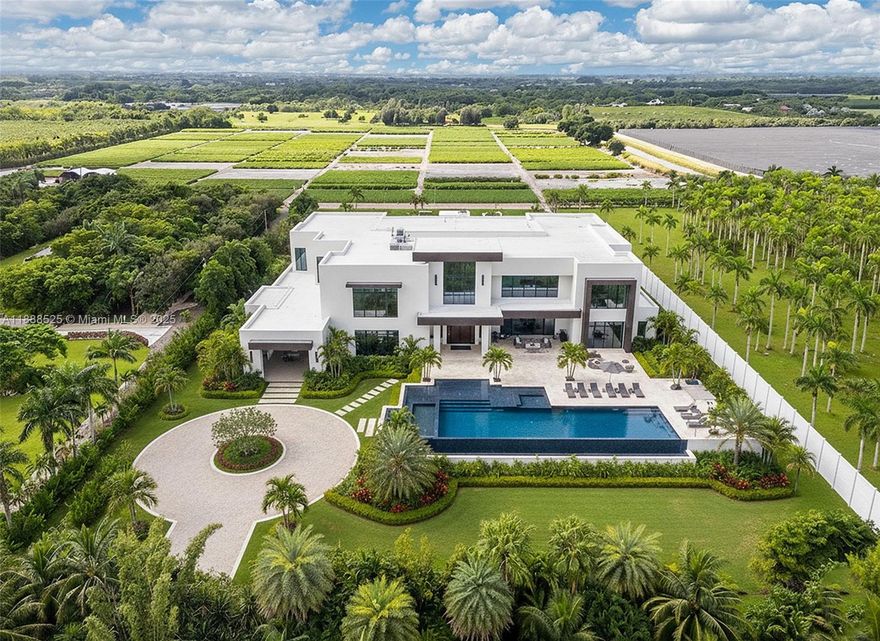 The ideal 10.28 acre location for anyone looking to build their custom dream home. Country living at it finest with easy city access being located just off of Quail Roost/200st and 149th ave. Minutes from shops, restaurants and highways. The property is fenced on 2 sides, well on site, canal frontage and comes with beautiful Royal Palms. Need more space? The neighboring 18.92 acres are for sale providing more space and freedom to build a family compound. This blank canvas has the ability to be one of Miami most exclusive private neighborhoods rivaling those in Coral Gables and Pinecrest. Additional folio #'s available 30-6909-000-0040, 30-6909-000-0041, 30-6909-000-0042, 30-6909-000-0043. The homes pictured have been digitally added for reference.