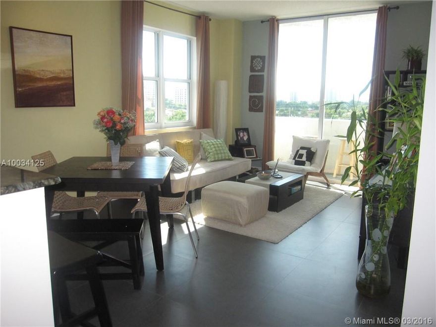 FANTASTIC 2 BED 2 BATH HIGH CEILING CORNER UNIT WITH GREAT DOWNTOWN VIEWS. IT HAS 2 ASSIGNED PARKING SPACES. MODERN CERAMIC FLOORS AND UPDATED KITCHEN. GREAT RUN BUILDING OFFERING GYM, POOL, CONCIERGE AND VISITOR PARKING. CLOSE TO MIRACLE MILE, RESTAURANTS, SHOPS, AIRPORT, BRICKELL. PUBLIC AND WINN DIXIE ARE JUST AROUND THE CORNER. PRIVATE CONCIERGE. GYM. POOL. PERFECT LOCATION. EASY TO SHOW!