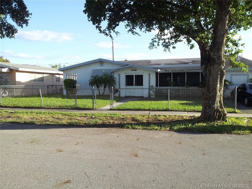 Beautiful NMB house with inground pool.  4/2 with bonus room: perfect for den, playroom, office or 5th bedroom.  Tiles throughout house.  Master bedroom has walk in closet.  Enclosed front screened in porch.  Laundry room has new full size washer and dryer. Great NMB neighborhood, near schools, houses of worship and shopping.