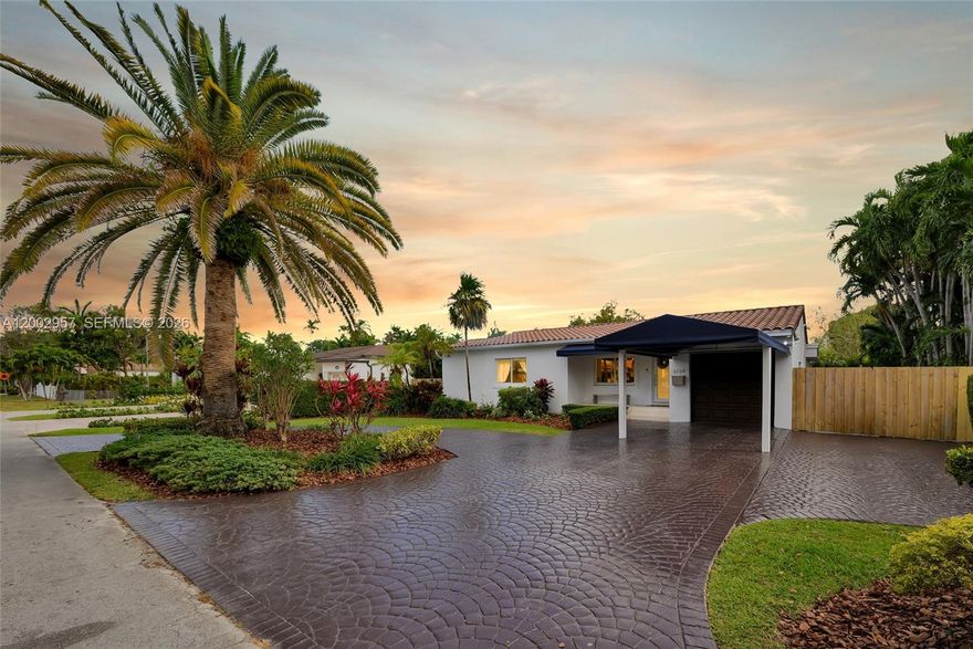 STUDENTS WELCOME! Fully furnished 3-bedroom, 3-bath home in a prime location near Nicklaus Children’s Hospital, the University of Miami, Coral Gables, and more. Bright and inviting, this home features an open-concept kitchen and dining area, plus a spacious family room overlooking the backyard. The layout includes two primary bedrooms, one with an additional room perfect for a home office. Enjoy plenty of natural light throughout, offering both comfort and functionality. The backyard is ideal for relaxing or entertaining, complete with a splash pool, covered seating area, and outdoor grill. There’s also a large cemented side yard—great for a boat or extra outdoor space. Includes a 1-car garage with washer and dryer. Available June 15, 2026—don’t miss out! The white bedroom furniture in the pictures has been replaced with updated, modern furnishings.