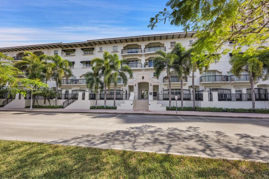 Stunning two bedroom/two bath condo in downtown Coral Gables. The unit features open living/dining spaces as well as a large open balcony great for entertaining, W/D in unit, impact windows and doors, custom closets and assigned private parking.  The boutique building's location is second to none providing for amazing ease and walkability to the best restaurants, cafes, and shops Coral Gables has to offer.  The building is also located steps away from the Coral Gables Trolley stop facilitating mobility throughout the city.