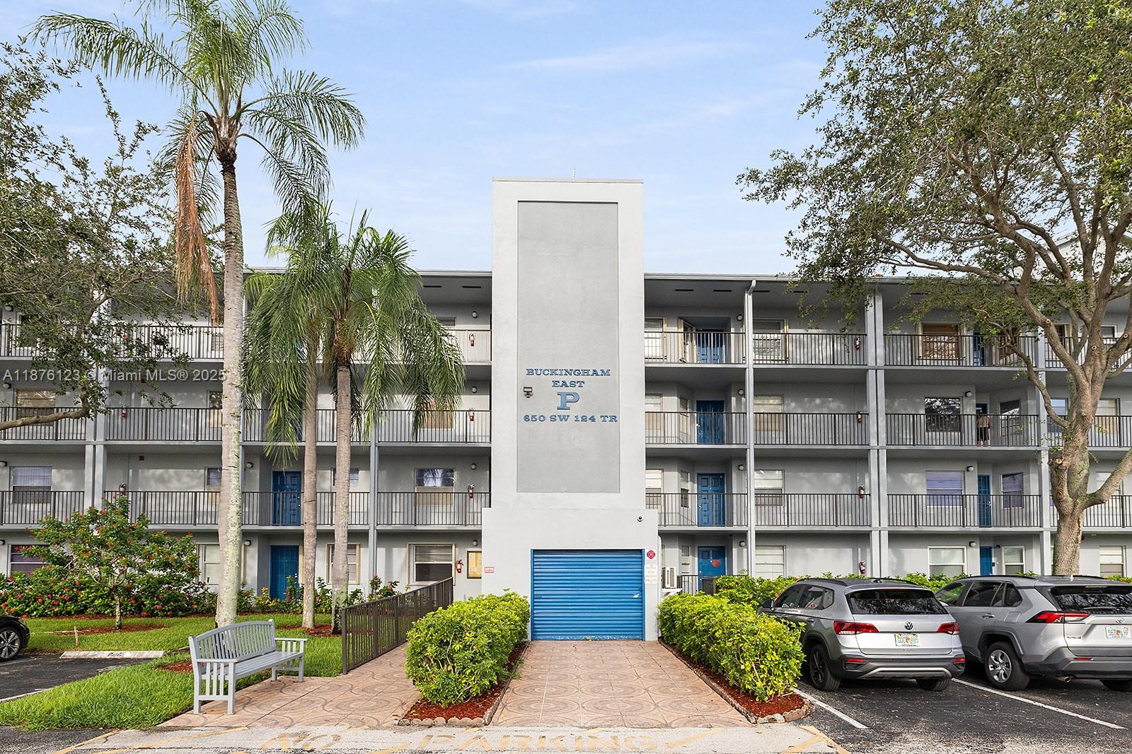 Spacious 2BR/1.5BA unit in Buckingham at Century Village. This unit offers generous living space, spacious bedrooms with laminate and tile flooring, and garden view from the balcony. Located in a vibrant 55+ community with countless amenities and daily activities to enjoy! Features include an oversized billiard room, clubhouse, theater, shuffleboard, gym, fishing, bocce ball, 18-hole golf course, pool, and more. Daily bus transportation to local malls, shopping centers, supermarkets, and medical facilities is also provided.