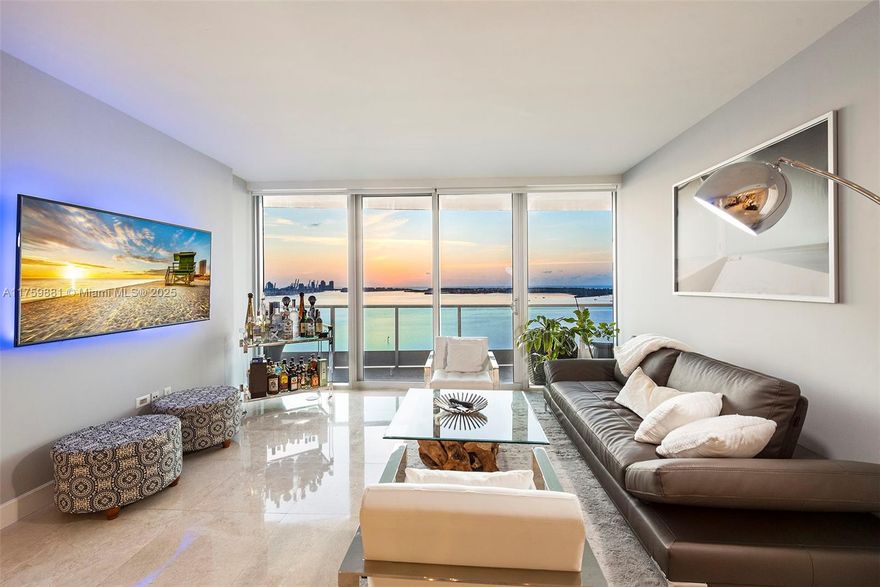 Lease & Live in waterfront luxury at Jade Brickell, where breathtaking Biscayne Bay and Port of Miami views greet you from every room. This stunning 2-bed, 3-bath + Den residence offers 1,760 SF of pure elegance plus an oversized balcony spanning 2 rooms, and featuring sleek marble flooring with a private elevator for ultimate privacy. Wake up to sunrise views, work from a versatile den, and cook in a gourmet kitchen with a bayfront views. Indulge in 5-star amenities, including a fitness center, waterfront infinity pools, spa, sauna, and a PH Club Room. Enjoy full-service concierge, 24-hour valet, climate-controlled storage, and on-site dining w/ room service. Nestled in one of Brickell’s most prestigious buildings, this is more than a home—it’s a lifestyle. Schedule a private tour today!