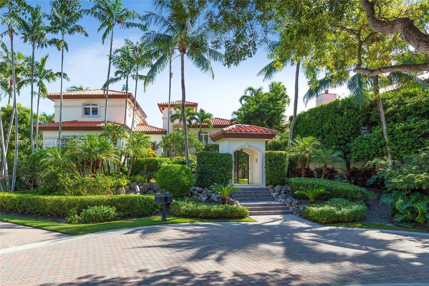 Retreat to one of the finest estate homes in the ultra private Deering Bay Yacht & Country Club in Coral Gables. With a double lot and sweeping views of the golf course, you can enjoy complete tranquility within your home or the world-class amenities just outside your door. This ideal family home has it all – 5 beds/6.5 baths including a primary suite with sitting area, a pool house, a full cabana bath, and a bonus office/den. The well-appointed kitchen with breakfast area opens to your wraparound terrace and family room for indoor/outdoor living. Formal living and dining rooms, three car garage, and elevator. The 220 acres of resort-style amenities include an Arnold Palmer signature golf course, tennis courts, clubhouse, fitness center, and marinas. Top public and private schools.