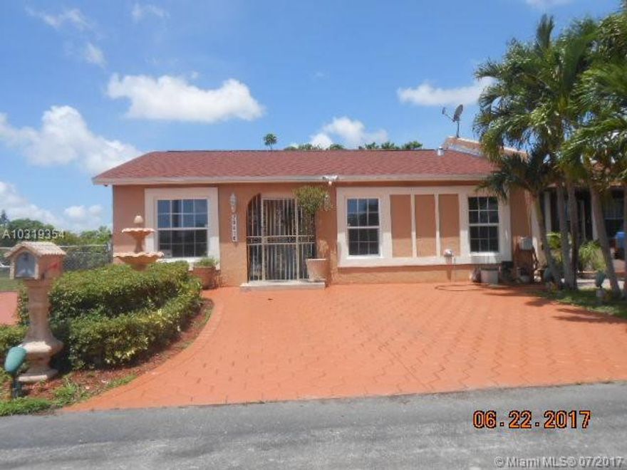 Miami Gardens . Three Bedroom, Two Bath, priced to sell
