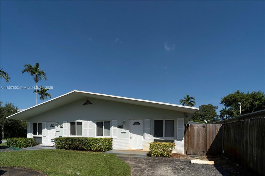 Updated 3 bedroom, 2 bathroom in Croissant Park. Freshly painted, tiled throughout, updated kitchen and bathrooms, hurricane impact windows and private patio. Located minutes from Las Olas and the Beach. Available on  12/01/25.