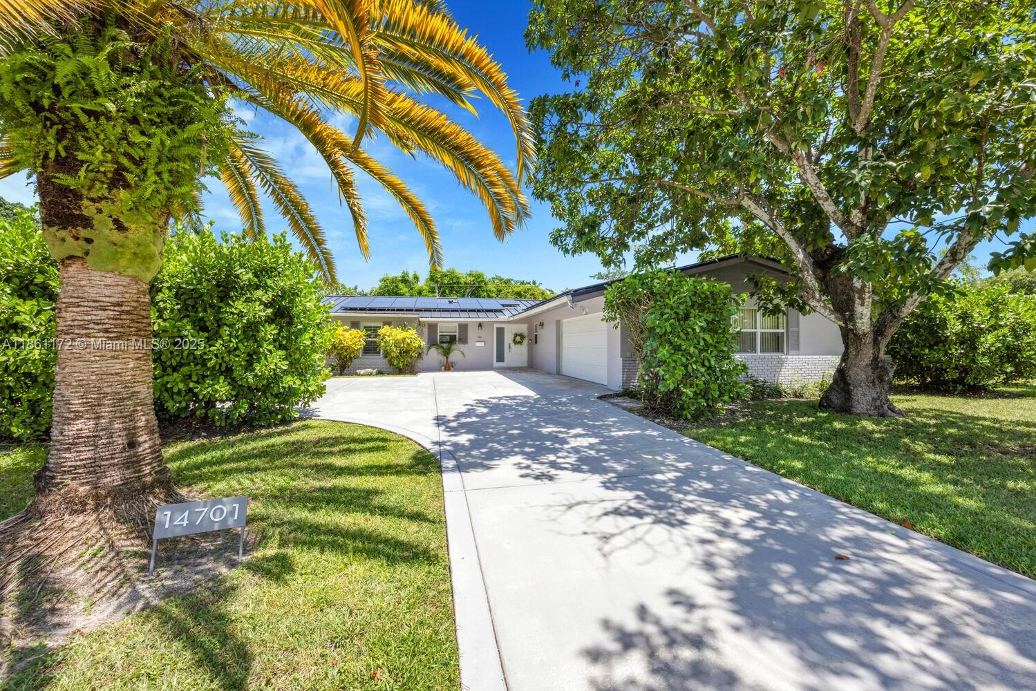 Palmetto Bay Perfection. 14701 SW 84 Ct offers comfort, lifestyle & a rare opportunity in Mangowood. Updated open-concept kitchen, perfect for pancake Sundays or impromptu entertaining.. Sparkling pool & covered wrap around patio for year-round enjoyment. Basketball court . And ... If at any point in time you’re ready to grow ... there ARE architectural plans for a 4th Bedroom & ensuite addition. New Metal Roof & Solar Panels 2024. New Septic & Drain Field. All Impact Windows & Doors. Beautiful home, exceptional neighborhood. Tree-lined street.. Top-rated schools. Indoor laundry.. 2 car garage.. Shopping, dining, entertainment, neighborhood parks all close by. Freshly painted and move-in ready. BEST opportunity in Mangowood.