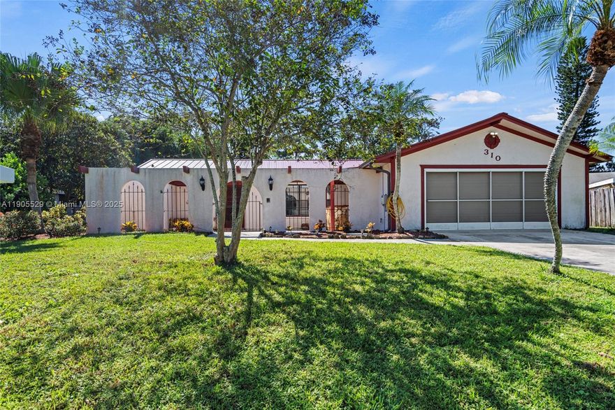 Great Opportunity for First-Time Homebuyers or Investors! This spacious 3-bed, 2-bath home in the heart of Port St. Lucie offers incredible potential. Featuring an open split-bedroom layout, a 2-car garage, & a large yard, this property is ready for your personal touch. The large backyard provides plenty of room for a pool, garden, or outdoor living space*New 2025 Aluminum Roof*Vinyl windows in screened in porch sustain winds up to 45mph*With some TLC & updates, you can transform this home into your dream residence or a great income-producing investment. No HOA—bring your ideas & make it your own! Conveniently located near Port St Lucie Blvd & Crosstown Parkway, shopping, dining & easy access to major highways. Don’t miss this chance to build equity & value in a desirable neighborhood!