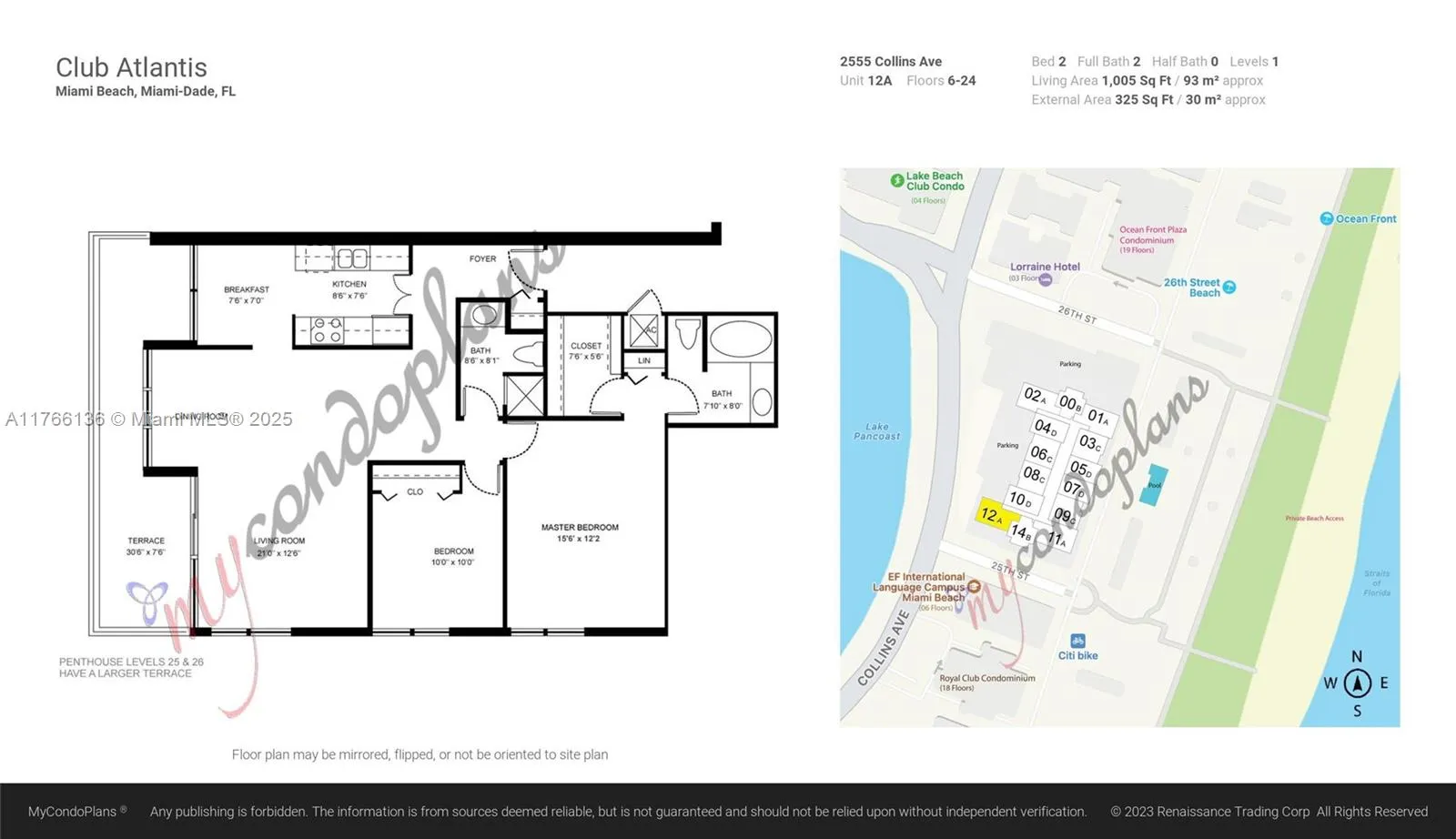 Miami Beach, Florida 33140, United States, 2 Bedrooms Bedrooms, ,2 BathroomsBathrooms,Residential,Active,91257