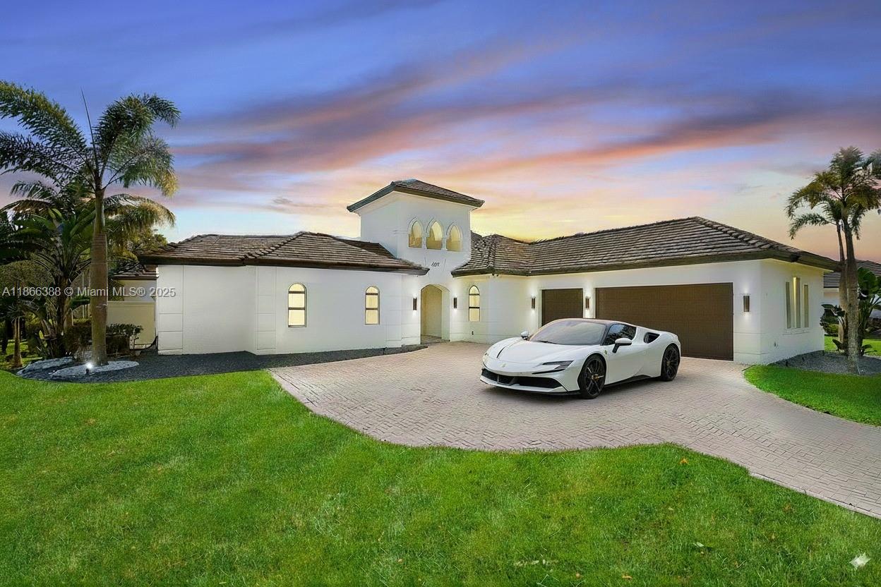 Don’t Miss Out on This Incredible Opportunity! This modern estate in Cobblestone’s exclusive gated golf community has been fully updated to 2025 luxury standards with designer details. Enjoy a private courtyard pool, summer kitchen, and a detached guest cabana with full kitchen and bath—ideal for visitors, extended family, or a private office. Inside, the custom kitchen showcases Taj Mahal quartz countertops, premium appliances, and elegant touches throughout. The spacious master suite offers dual walk-in closets, a spa-style bath, and peaceful views. Soaring ceilings, stylish lighting, and sleek flooring complete the home. Experience luxury, privacy, and modern elegance in one of Palm City’s most prestigious neighborhoods. This is a rare opportunity—act fast!