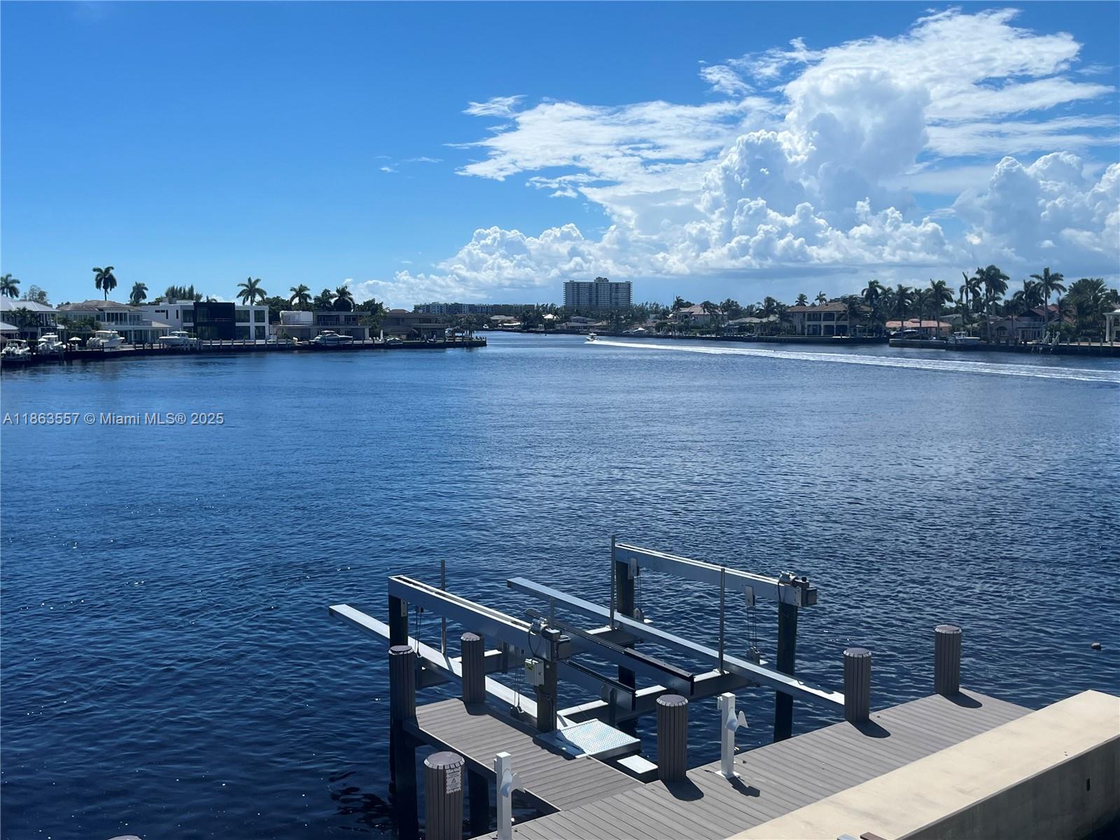 FULL RENOVATION property boasts breathtaking views of the Intracoastal Waterway.1 car garage, new community pool, Stunning Rental offering the ultimate waterfront lifestyle! Only minutes from the Hillsboro Inlet.NO FIXED bridge. Deepwater access, beach walking distance-perfect for boaters and beach lovers. This luxury house features 3bedroom 3full bathroom including 2 walk-in closets,1 bedroom with full bathroom downstairs. Enjoy a sunset on 2nd floor balcony. Entertainment on the brand-new backyard deck. 2"-thick Quartz Waterfall kitchen Island, ALL Stainless Steel Appliances.Wine cooler. Pop Up Countertop Outlet with Wireless Charger. All impact windows & doors throughout. Minimum 6 month rent. EZ Showing with listing agent Jasmine Yao.Must be 680+credit score, no eviction background.