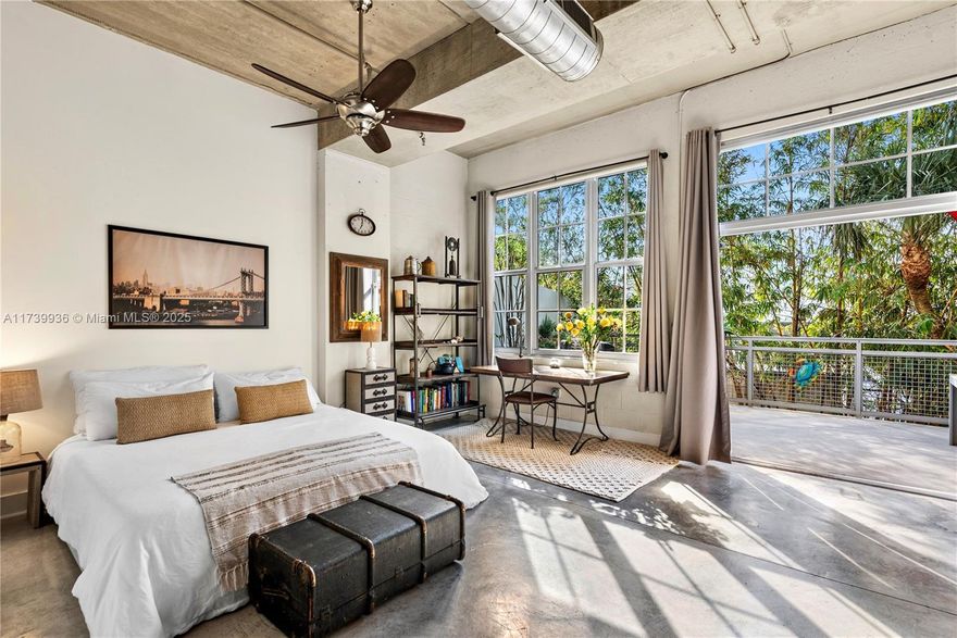 Live in Fort Lauderdale's Hottest Neighborhood!  New York Inspired Loft is Located in the Heart of FAT/Flagler Village.  Featuring 14' Ceilings with an Open & Flexible Layout.  Renovated Kitchen & Bathroom, Impact Windows, Large Walk-In Closet & W/D Closet with Storage.  This Desirable Floor Plan Offers an Expansive Sunlit Terrace with Southern Exposure.  The Recently Renovated Rooftop Amenities Include a Gym, Heated Pool, BBQ & Lounge with Skyline Views.  Pet-Friendly Community & Secure Gated Parking.  Surrounded by Cafes, Restaurants, Breweries, Grocery Stores, Nightlife, Las Olas, & Brightline for Convenient Travel from Miami - West Palm.  This is City Living at its Finest.  Can be Sold Fully Furnished & Equipped.  Seller Financing Available.  Easy to Show.