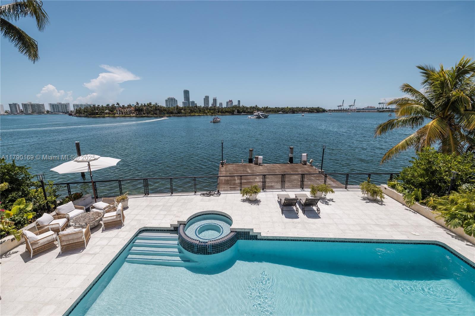 Rental Property at 2 S Hibiscus Dr, Miami Beach, Miami-Dade County, Florida - Bedrooms: 6 
Bathrooms: 5  - $55,000 MO.