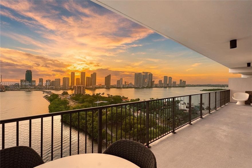Experience elevated waterfront living at 1000 Venetian Residence 1304 a stunning 2-bedroom, 2-bath residence in one of Miami Beach’s most iconic addresses. This corner residence features floor-to-ceiling glass offering panoramic views of Biscayne Bay, the Miami skyline, and mesmerizing sunsets. Enjoy an open-concept layout, modern kitchen, spacious bedrooms, and an oversized balcony perfect for indoor-outdoor living. Nestled between Downtown and South Beach, 1000 Venetian offers resort-style amenities including two pools, fitness center, tennis courts, and 24-hour security. Live the ultimate Miami lifestyle on the prestigious Venetian Islands.