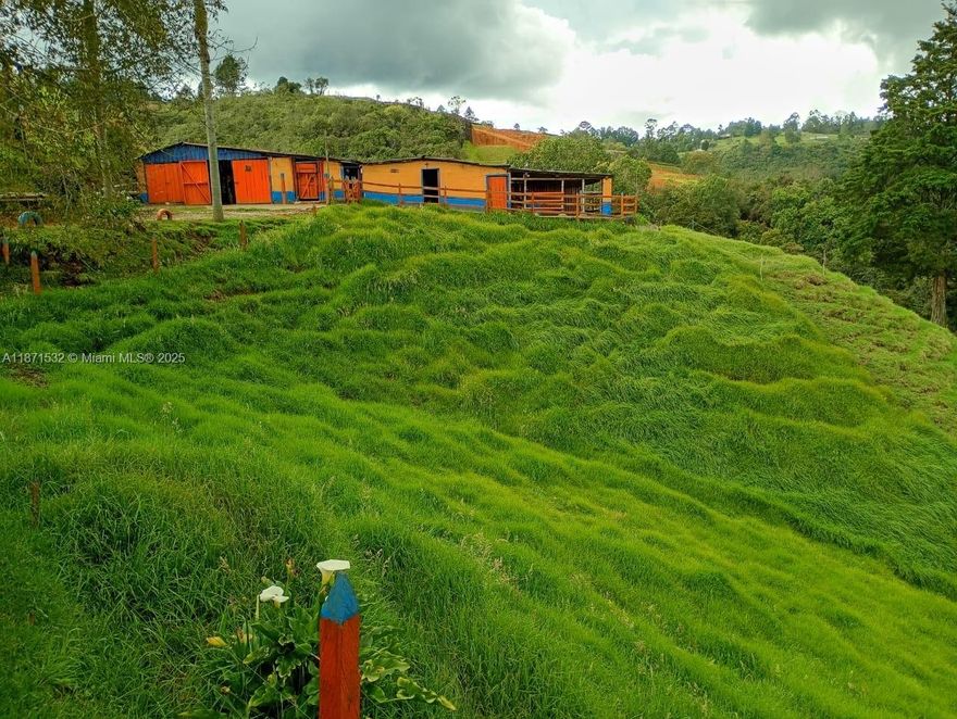 Farm with 15.55 Acre, perfectly located at 18 min from the JM CORDOBA Airport of the City of Medellin Colombia
and and 50 minutes from Medellin Main module. This is a “Gem” land with a 117-year-old ancestral house, divided
in 2 independent modules, the main house has 5 bedrooms, 3 bathrooms, 2 living rooms, dining room, kitchen,
fireplace, Oratory and 2 external corridors, one facing east and another to the west. The second module (another
small & separated house) that forms an L shape, has 2 bedrooms, kitchen, living room and 1 bathroom. 11 horse
stables with electricity and water. This is a rare opportunity to buy this beautiful and desired Farm. The price is
US$2,123,000