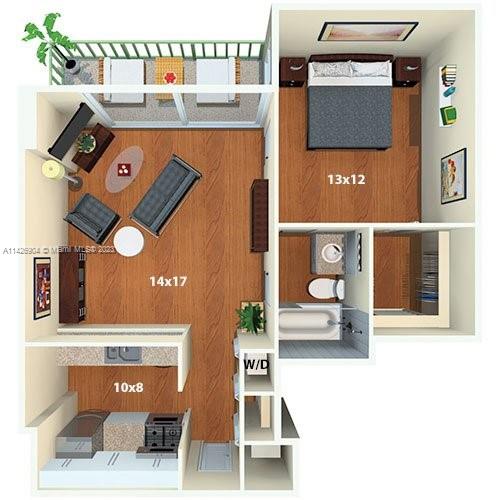 AVAILABLE 06/28. Photos may be from another floor, but are the same line. The Bay Parc community is located in walking distance of Downtown Miami's many wonderful attractions. Bay Parc features newly renovated amenities and common areas, a variety of floor plans with granite counter tops, SS appliances, hardwood floors and in-unit washer & dryer. Move in cost are 1st month + $1K deposit. Parking cost $100 p/m. SAME DAY APPROVAL! (NOTE: Rental rates are subject to change depending on move-in date and lease term. Advertised rate is best rate and maybe on leases longer than 12 months. Proof of income greater than 3x 1 month's rent is required and minimum credit score of 620 or higher in order to be approved).