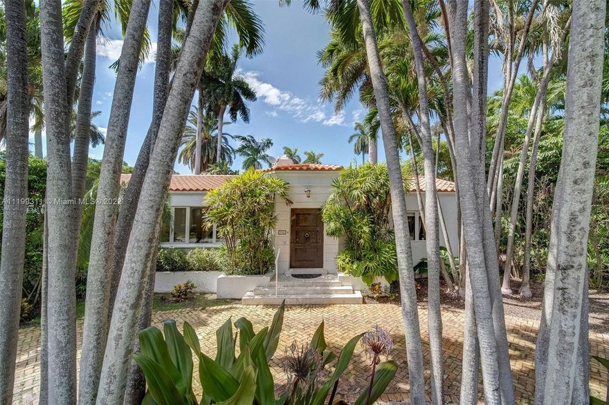 Charming 1938 House w 4bed/5baths on larger lot ,  OR brilliant opportunity to be delivered with plans by World Renowned firm Choeff Levy Fischman. Ralph Choeff is the father of Tropical Modern Design, with a roster of Iconic  properties and celebrity clients. This property comes with FULL PLANS, days away from permits approved and shovel ready.  The CORNER  lot property is a 4b/4.5br and maid quarters w/ 4,966 Interior sq feet, sitting on  a generous 10,125 sq foot lot. Perfect blend of open floor plan , indoor /outdoor access for Pool , Spa and water features. 2 Car Garage, Steps to Sunset Harbour , Island Dream Life! Delivery 1st to 2nd Qtr 2024.