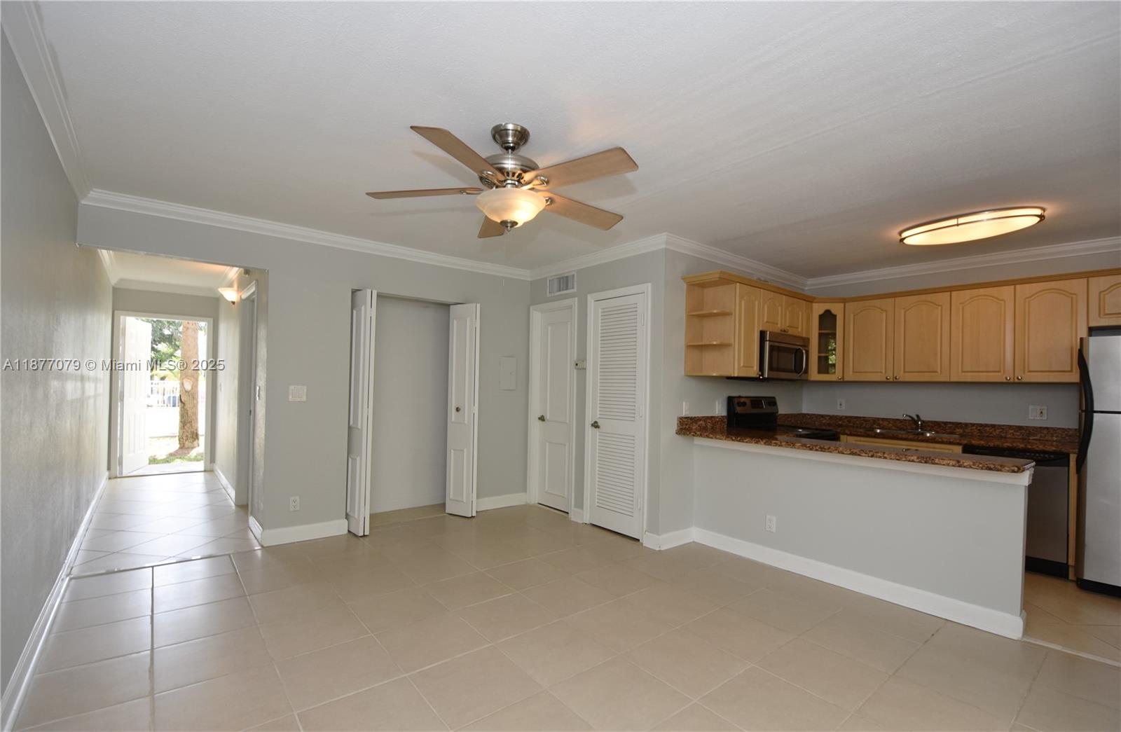 Harbor Cove condominium is located on nestled in a vey picturesque, quite waterfront area. Unit is updated. A very spacious balcony facing the garden area, open style kitchen with granite counter tops, newer floorings. The building offers wonderful amenities as community pool & laundry facilities. Fast move in! ONLY 1st month and security if requirements are met. Pets under 20 pounds will be considered. Credit score no less than 645/background check and proof of income required. Condo Association approval. Coral Ridge Isles of the most desirable neighborhoods in East Ft. Lauderdale. Easy access to I-95 via E Commercial Blvd, close proximity to the beaches of Lauderdale by the Sea, shopping and entertainment areas.