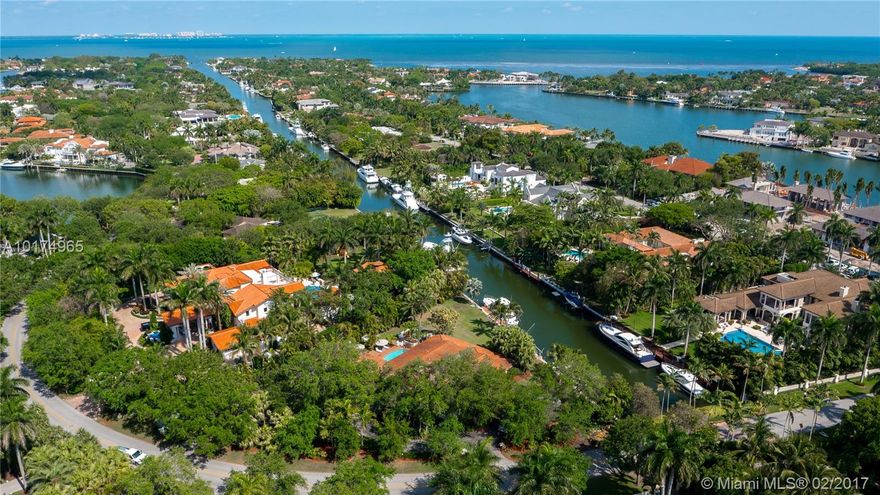 A unique investment opportunity for boating enthusiasts in the exclusive Gables Estates community. Property features 250’ of water frontage with 70’ dock on a sea-walled deep water canal in Gables famed waterways, no bridges to bay for easy navigation to sea & added security cameras at bridge – exclusive to this home. Property boasts luxurious island living with open floor plan and water views throughout. A perfect lot for remodeling or to build a dream home!