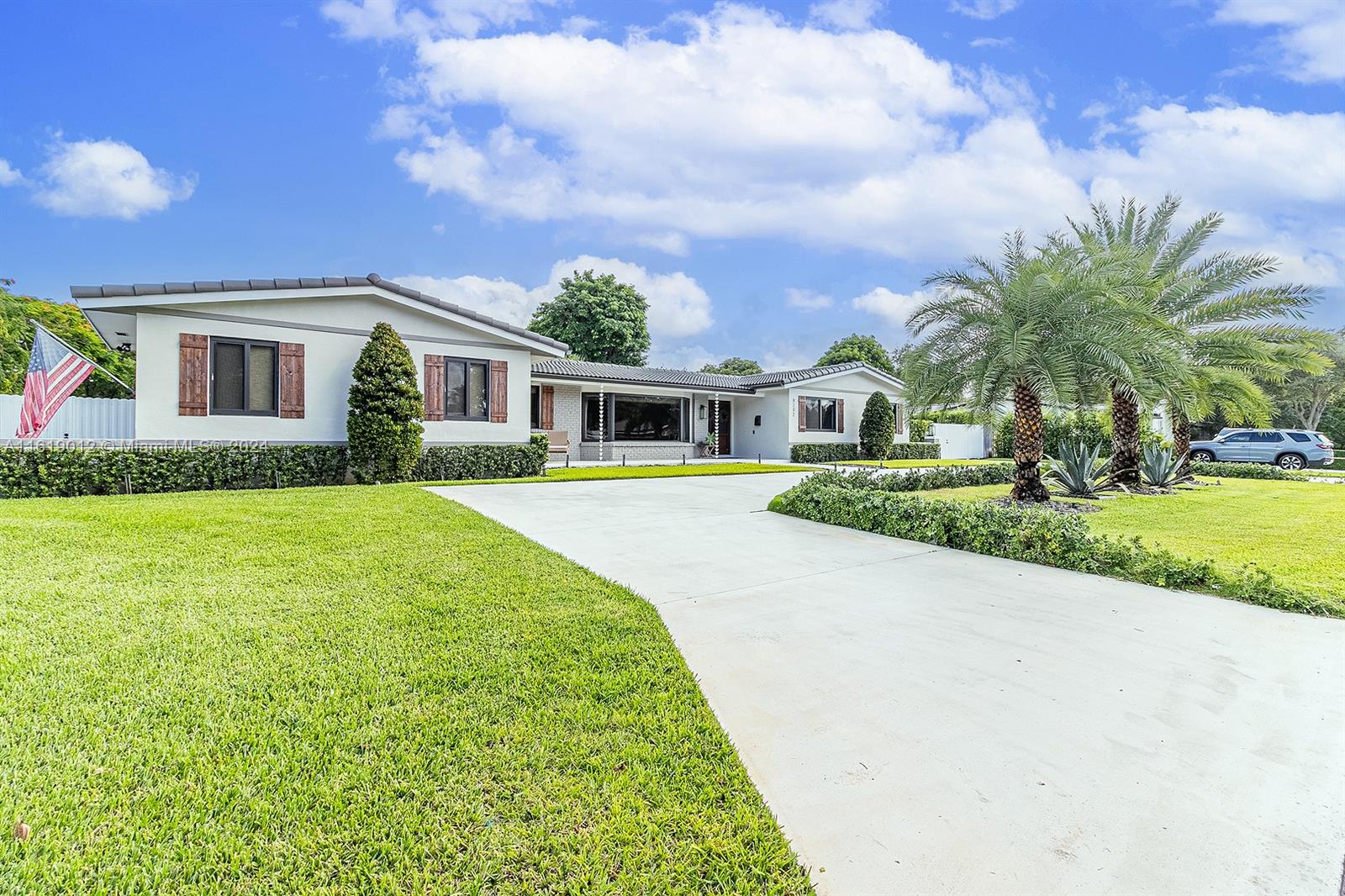 Breathtaking and completely remodeled 5BR/3BA pool home in Palmetto Bay! This home features an abundance of updates and is truly turnkey. 24kw gas generator, PVC plumbing, new septic tank, 5 yr old AC, 8 yr old roof, impact windows/doors, gas tankless water heater and 2 yr old pool resurfacing. Screened enclosure with marble pool pavers, saltwater system, Pentair gas pool heater and 6 person Jacuzzi. Outdoor kitchen with gas range and refrigerator. Reverse osmosis and water treatment system included for the right price. New custom kitchen cabinets, quartz waterfall counters and Tuscan stainless steel appliances. Beautiful wood like porcelain floors and custom light fixtures. 2 spacious master suites. Dual roller shades with blackout blinds. Plenty of room for a boat/rv. A+ school district.