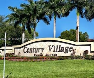 This beautifully updated 2nd. floor condo situated in the heart of Pembroke Pines at Century Village.
It features brand new flooring, new kitchen with granite counter top, stainless steel appliances, new bathrooms,an A/C fairly new.
Residents enjoy a resort-style amenities, including a clubhouse, indoor and outdoor pools, a theater, billards rooms, fitness centers, tennis and pickle ball courts, a golf course and a complimentary courtesy bus. The community offers 24/7 gated security and patrol. Located near mall, restaurants, hospital, and major highways.HOA fees includes, water, cable and internet for added value.