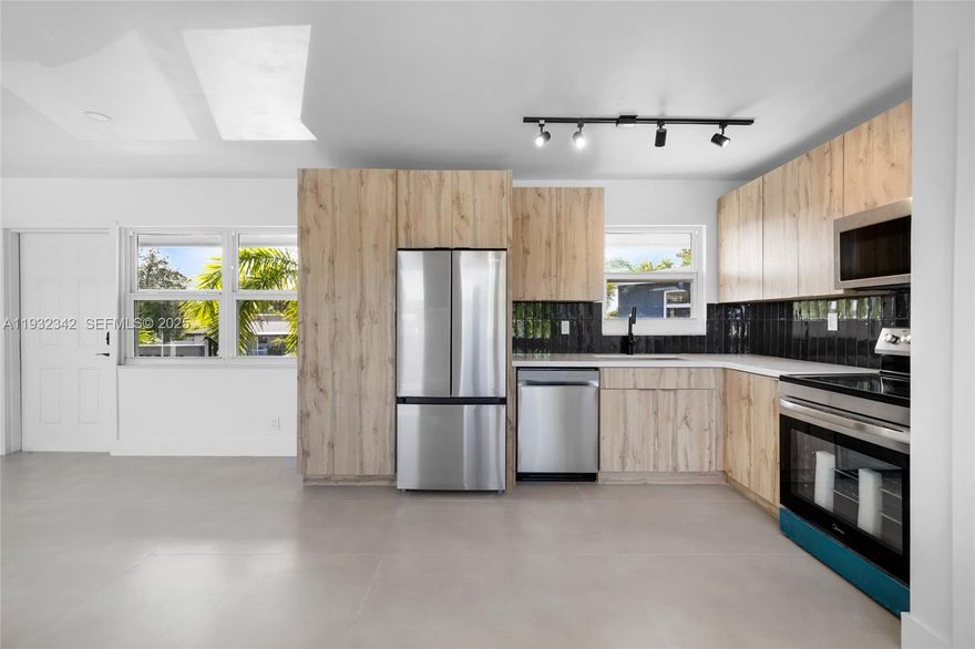 Welcome to your dream rental! This stunning 1-bedroom, 1-bathroom unit has been completely renovated with modern finishes and a fresh, open layout. Featuring brand-new floors, sleek kitchen cabinetry, stainless steel appliances, and a washer & dryer conveniently inside the unit, this space combines comfort and style. Enjoy the natural light, spacious bedrooms, and spa-style bathroom with designer tiles and fixtures. Located in a quiet, well-maintained multifamily building just minutes from Las Olas, shops, dining, and Lauderdale beach. Fast approval – move-in ready!