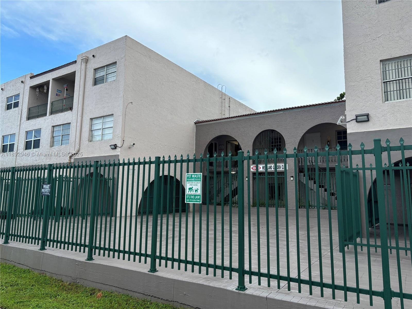 This beautiful 2-bedroom, 2-bath apartment in Hialeah offers an unbeatable location. Featuring 1,060 sq. ft. of living space, it includes 2 covered parking spot on the first floor, washer and dryer inside the unit, and a spacious balcony. Just two blocks from Westland Mall and located right behind Publix, with quick access to the Palmetto Expressway. Enjoy an open view from the balcony overlooking a canal and green area, with no buildings blocking the scenery.