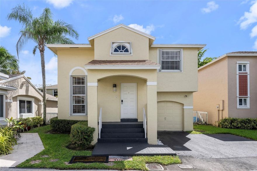 Wow! Amazing 3 Bed +Den/2.5 Bath Single Family Home With A Garage Located In The Desirable Pierpointe 3 At Pembroke Lakes Community In West Pembroke Pines! This Home Features Large Open Layout W/ Luxury Vinyl Floors. Recessed Lighting. The Kitchen Has SS Appliances, Granite Counters, Wall Oven & Pantry. Large Primary Suite Has A Barn Door Entrance To Ensuite Bath W/ Walk-In Closet, Dual Sink Vanity, & Custom Shower. Updated Hall Bath Has A Custom Vanity. New Ac 2023. Newer Roof 2015. Newer Samsung W/D. Square D Electric Panel. Full Accordion Shutters. Outside Paradise Great For Entertaining Includes Wood Deck W/Storage, Concrete Patio And Bar Area. Low HOA Fee Includes 24 Gate Security, Community Pool and More. Close To Mall, Highways, Pembroke Gardens, & Restaurants. This WIll Not Last.
