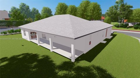 Tiny photo for 813 Bell Blvd S, Lehigh Acres, FL 33974 (MLS # A12005726)