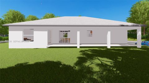 Tiny photo for 813 Bell Blvd S, Lehigh Acres, FL 33974 (MLS # A12005726)