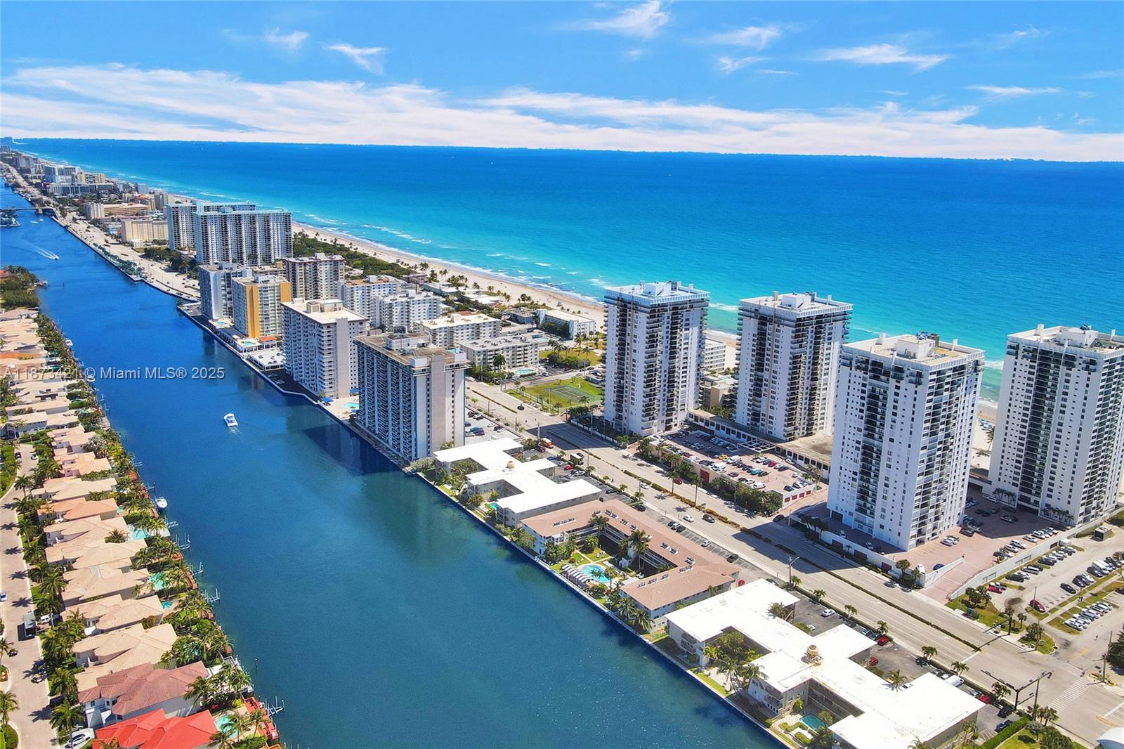 PRICED TO SELL! Luxurious oceanfront living in this spacious 980sq.ft. 1BR/2BA condo with breathtaking Intracoastal views! 16th floor, tile floors throughout and carpet in the primary suite. World-class amenities: 2 heated pools, gym, sauna, billiards and golf rooms, a grandkids' room, hair salon, and business center. Enjoy yoga, water aerobics and other classes, beach chair service, an on-site restaurant, valet parking and 24-hour security. This beautifully remodeled building has completed its 40-year certification and is in the process of concrete restoration for its 50-year certification. Conveniently located near Broadwalk, Publix, FLL Airport and many vibrant shopping centers. Includes upper-level parking. Seller will pay all special assessments in full prior to closing. Call today!