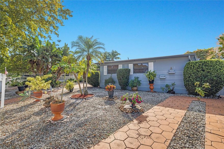 Spacious 3BD/2BA home + guest house in the desirable Breezeswept neighborhood of North Miami, bordering Miami Shores and Biscayne Park. This 1,809 SF residence features an expansive 2,000+ SF paved patio, creating seamless indoor-outdoor living, perfect for entertaining or relaxing in privacy. The property offers a flexible layout with a separate guest house ideal for in-laws, guests, or additional income potential. Prime location just minutes from Miami Country Day School, I-95, Bal Harbour, Aventura, Midtown, and the beaches.