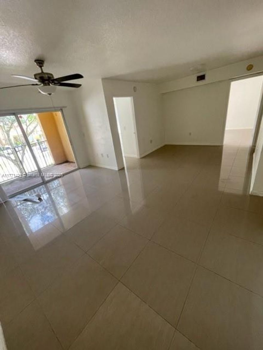 Great 2-bedroom, 1-bath on the 2nd floor situated directly across from the Clubhouse. Tile flooring all throughout, vaulted ceilings, full-size washer and dryer. The kitchen open to the living room, ending in a nice balcony enhancing the space's open feel. Community includes fitness center, play area, pool/hot tub, racquet ball, basketball and tennis courts. Near major roads, shopping, highways, restaurants, parks, airports and more. Tenant occupied till September 4th.