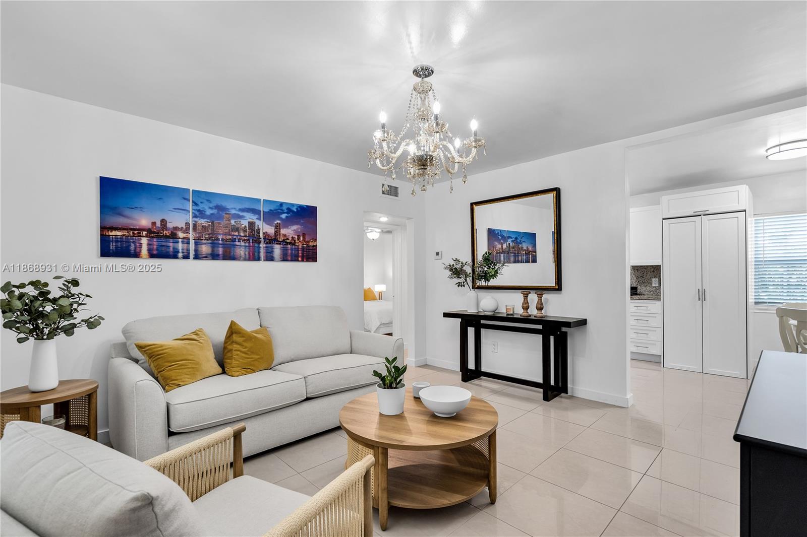 This stunning 2-bedroom, 1-bathroom first-floor unit is a true gem in the heart of downtown Coral Gables. Featuring a premium front-facing position and beautifully renovated interiors, the home is move-in ready. Enjoy newly refinished hardwood floors, a modern kitchen, and an updated bathroom, all crafted with quality finishes. Added conveniences include an in-unit washer and dryer. Located steps away from top-rated schools, fine dining, shops, and family-friendly amenities, this residence offers the perfect blend of style and convenience. Don’t miss out on this rare opportunity to own a stylish, centrally located home in Coral Gables. Call today to schedule a private showing!