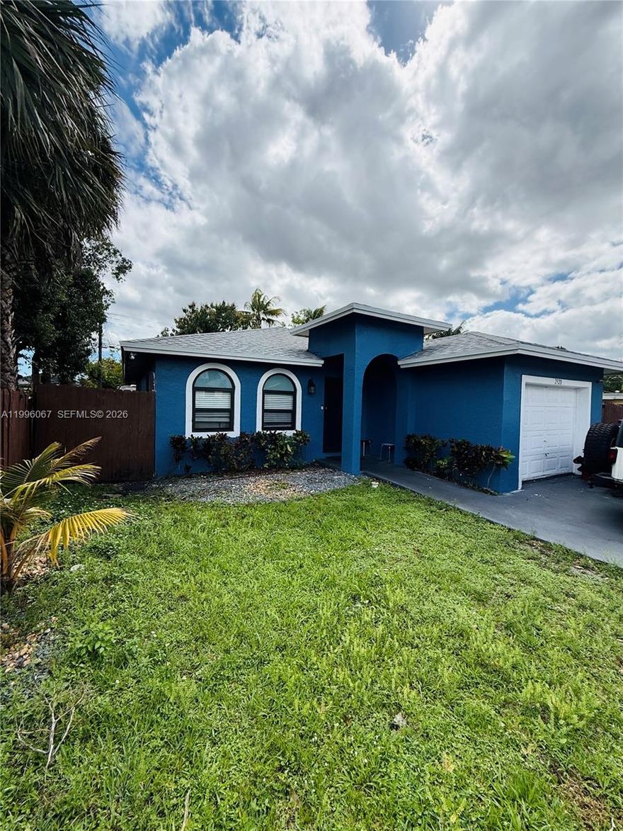Gorgeous remodeled 3 bedroom, 2 bathroom single family home. Brand new roof and impact windows throughout the entire home. Spacious back yard with a shed! Single car garage that can be used as a 4th bedroom. This beautiful home is located in the heart of Fort Lauderdale. The beach is 15 minutes away! Are you looking for a turn key property? This is the one for you!