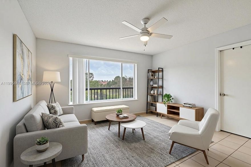 INVESTOR'S DREAM — TENANT IN PLACE THROUGH JANUARY 31, 2027. Rare opportunity to acquire a fully occupied, cash-flowing condo in the heart of Coral Springs generating a cap rate of approximately 4.5%. Current tenant pays $1,900/month with a lease secured through January 31, 2027 — buyer starts collecting rent from day one with zero vacancy risk.

This bright 2-bedroom / 2-bathroom top-floor  apartment is nestled in the sought-after Lakewood Village community. The split-bedroom layout offers privacy. Fully equipped kitchen with dishwasher, microwave, electric range, and refrigerator. In-unit washer and dryer, closets , tile floors throughout, and one assigned parking space. The kind of unit tenants love and rarely leave.

HOA fee covers water, sewer, trash, pest control (interior), landscaping, and common area maintenance — making expenses predictable and manageable. Community amenities include a pool, kiddie pool, spa/hot tub, and clubhouse.

Unbeatable location — minutes from Coral Square Mall, top-rated restaurants, major highways, and A-rated schools (Maplewood Elementary, Ramblewood Middle). High rental demand area with strong long-term fundamentals. A true plug-and-play investment in South Florida's resilient market.

Conventional Loan requires 25% downpayment.