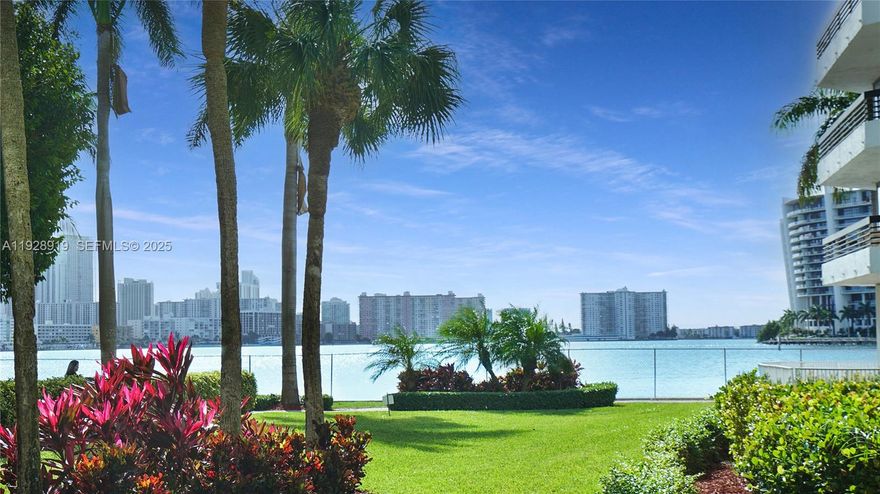 Waterfront Oasis in the Heart of Aventura!
            Welcome to this charming 1-bedroom, 1.5-bathroom residence with a versatile den, easily convertible into a second bedroom. Perfectly situated on the first floor, this home offers breathtaking water views, soaring high ceilings, and a private patio that opens directly to the serene waterfront and lush gardens—giving you the feel of living in a single-family home.
            Inside, the open-concept layout is ideal for modern living, enhanced by an abundance of natural light streaming through large windows. The home features stainless steel appliances, tile flooring, built-in closets,and accordion shutters for added convenience and protection.
            Located in a resort-style, amenity-rich community, residents enjoy:
            Heated pool & jacuzzi
            Sauna
            Tennis and pickleball courts
            Fitness center
           Tot lot
            Dog park
            24/7 security gate
            Nail and Hair Salon
            On-site restaurant & convenience store
            Waterfront path
            Covered parking
            All of this in a prime Aventura location, just minutes from the Aventura Mall, world-class dining, beaches, the Brightline station, top-rated schools, and the Hard Rock Stadium. Plus, very close to houses of worship.
           Experience the perfect blend of comfort, convenience, and waterfront tranquility—this is Aventura living at its best!