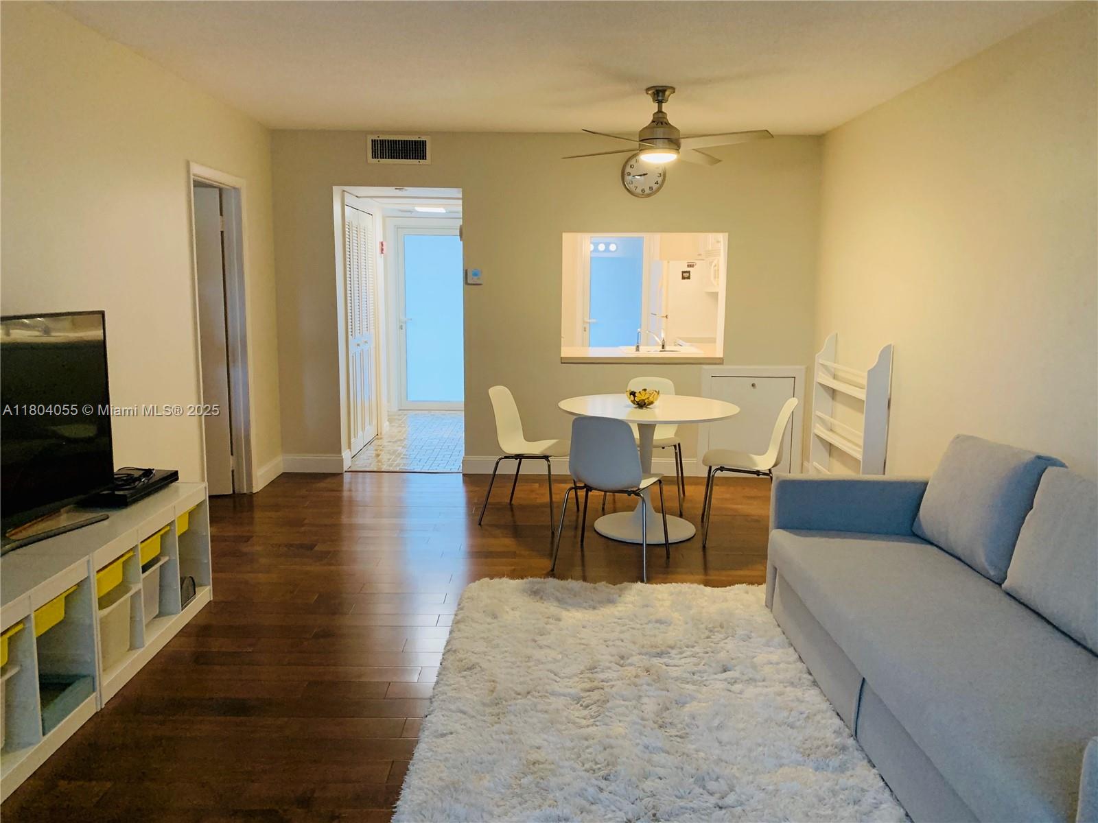 This FULLY FURNISHED 1 bed/1.5 bathrooms condo is located right across the Beach in LAUDERDALE-BY-THE-SEA. AVAILABLE as of JULY 1st, 2025! This well maintained, private community of LEISURE GARDENS offers a pool, shuffleboard, putting green and a BBQ area. This TASTEFULLY FURNISHED and EQUIPPED unit features new floors, a newer kitchen and impact windows and doors. From your living room and the fully enclosed patio you are overlooking the pool and garden area. Dock rentals available on request and subject to availability. Laundry facilities on the same floor. No age restrictions. Prompt approvals. Seasonal on request and at a higher monthly rent.