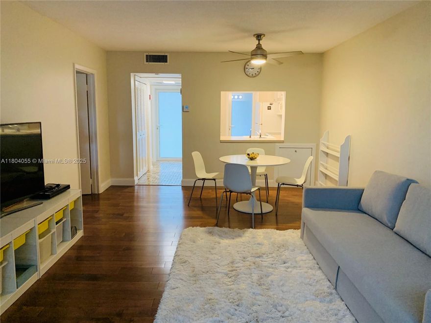This FULLY FURNISHED 1 bed/1.5 bathrooms condo is located right across the Beach in LAUDERDALE-BY-THE-SEA. AVAILABLE NOW! This well maintained, private community of LEISURE GARDENS offers a pool, shuffleboard, putting green and a BBQ area. This TASTEFULLY FURNISHED and EQUIPPED unit features new floors, a newer kitchen and impact windows and doors. From your living room and the fully enclosed patio you are overlooking the pool and garden area. Dock rentals available on request and subject to availability. Laundry facilities on the same floor. No age restrictions. Prompt approvals. Seasonal on request and at a higher monthly rent.