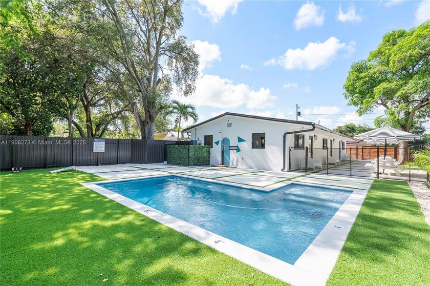 Exceptional investment opportunity in the heart of Miami’s emerging Little Haiti corridor! This renovated duplex
combines strong income performance with long-term redevelopment potential under T3-O zoning. Potential
multifamily 2–9 units. Featuring 3 beautifully updated units, modern finishes, impact windows, 2 electric meters,
and a newly landscaped yard with pool area, this property has delivered an impressive $150,134 in annual gross
income and a 6.23% CAP rate based on the current $1.3M asking price. Enjoy consistent bookings from short-
term rentals while benefiting from revitalization and proximity to Wynwood, the Design District, and Midtown. An
ideal turn-key asset for investors seeking cash flow + appreciation upside in one of Miami’s fastest-transforming
neighborhoods.