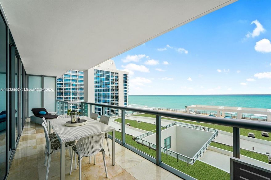 LARGEST OCEANVIEW TERRACE in building, space for large dining table for outdoor/al fresco dining!  True "Split" floor plan.
Renovated kitchen, with white stone countertops, white Miele & Subzero Appliances, walk-in closet.70,000 SF Gym, Hydrotherapy,
4 Pools, Reformer Pilates, Gyrontonics, Zumba, Barre, Michelin Star Restaurant, Juice /Coffee Bar, Rock Climbing Wall, Private
Beach.  Award-winning Spa & Regenerative Medicine, 4 pools, Thermal Hydrotherapy, anti-aging therapies, Oceanview Hi-Tech
Fitness center. Michelin-starred chef, Juice/coffee bar, private beach service, rock-climbing wall & endless choices to improve your
well-being! Publix across the street, minutes to Bal Harbor shops, Design District, South Beach and 13-mile Ocean View boardwalk.
Luxurious & Healthy living.